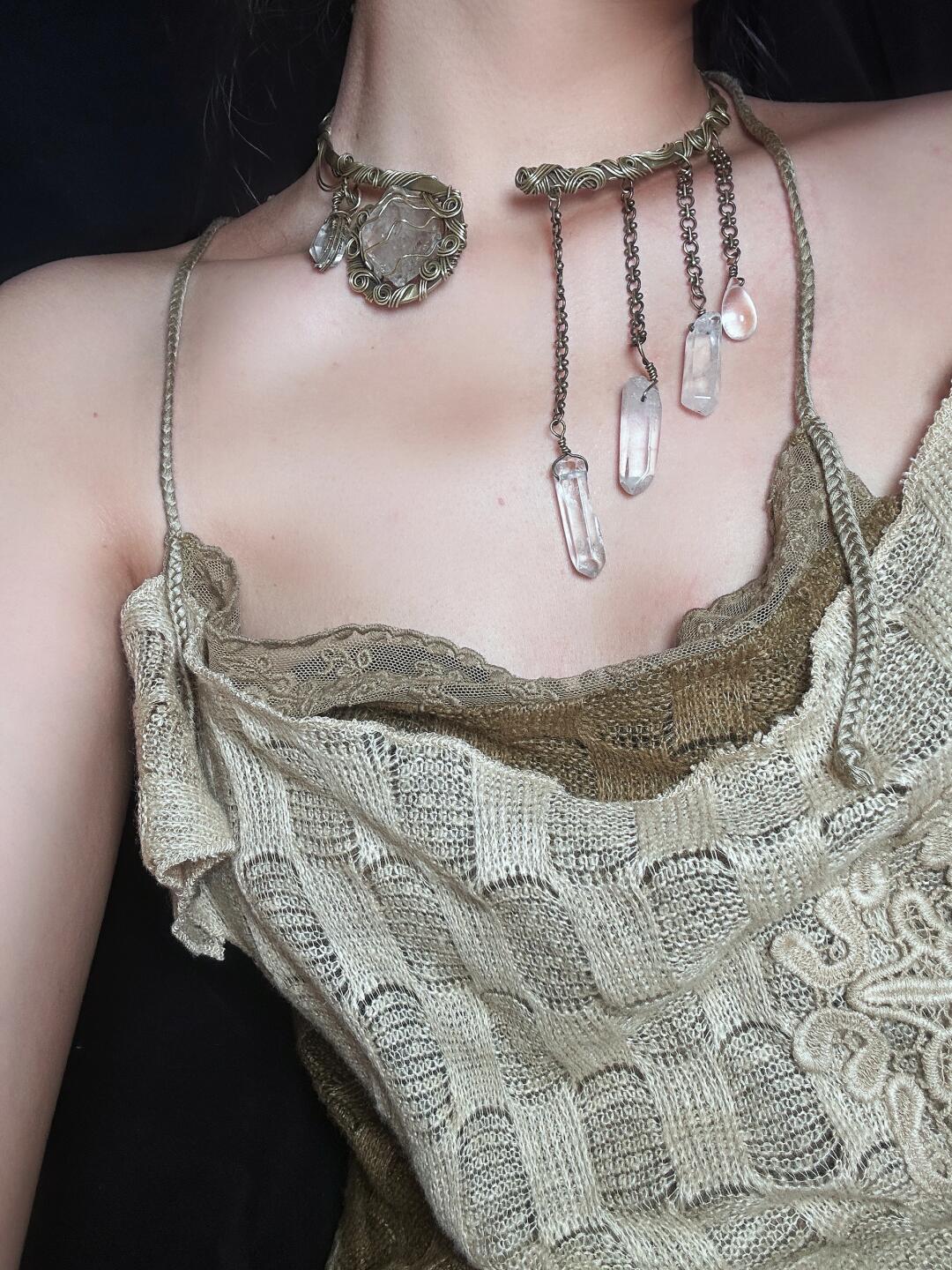 Selen's Tear--WireWrapping Choker