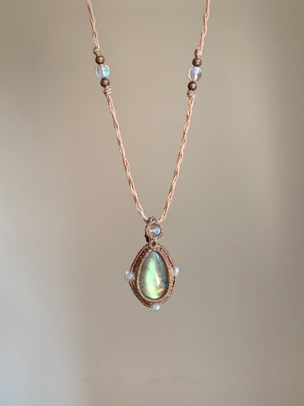 Macrame Necklace-Tear