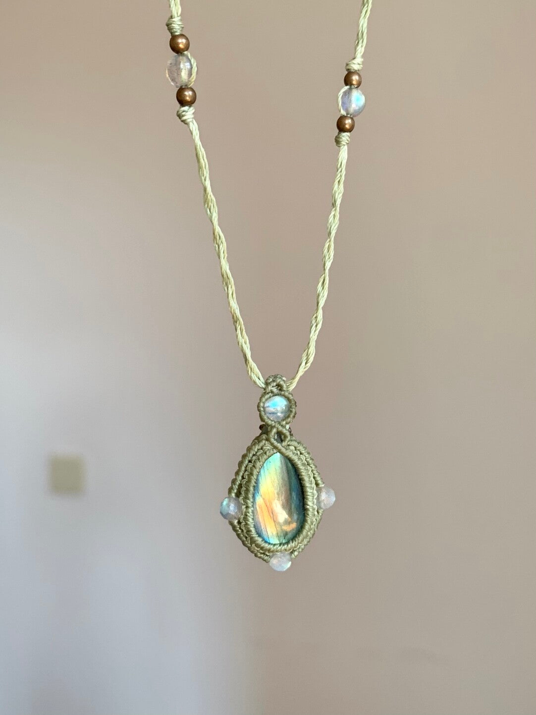 Macrame Necklace-Tear