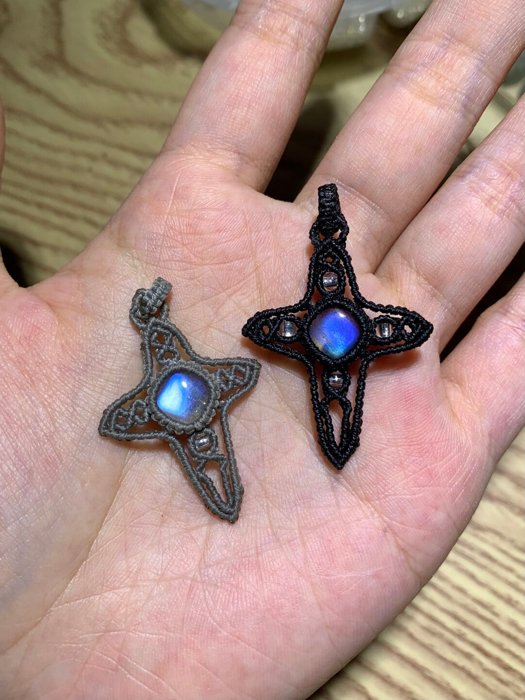 Macrame Necklace--Eos's star