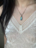 Macrame Necklace--Droplet