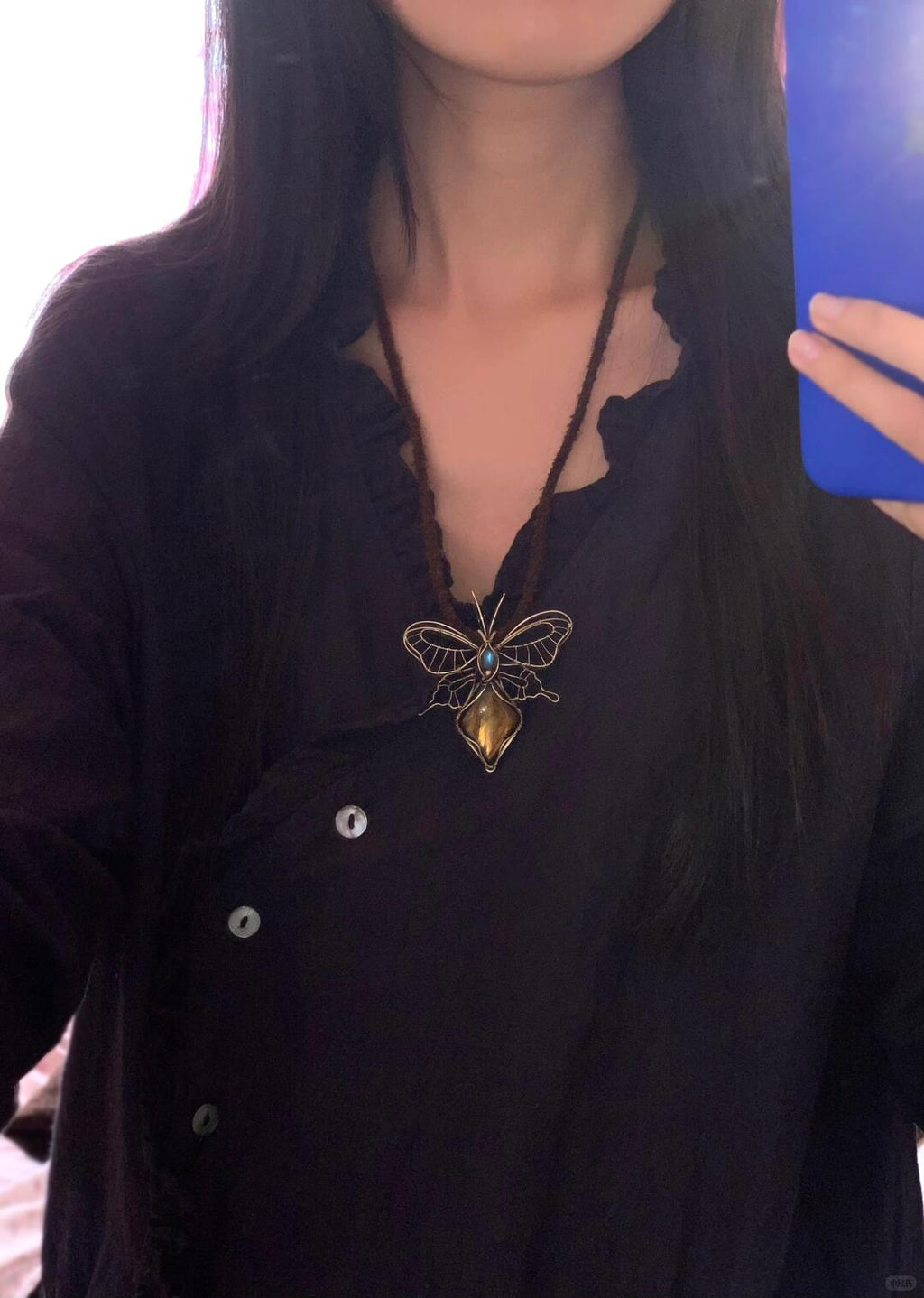 Emberwing--Wirewrapping  Pendant/Brooch