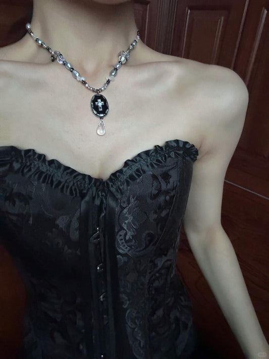 Gothic Bride-Handmade Beading Necklace