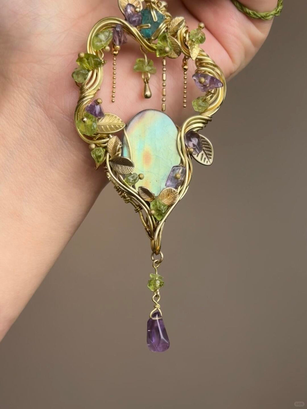 Faeriewood--Wirewrapping Pendant