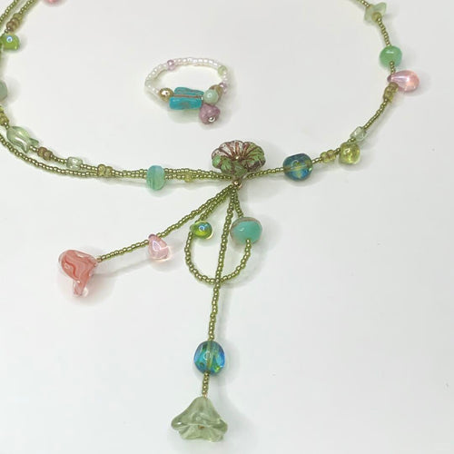 Beading Necklace--Spring's Whisper