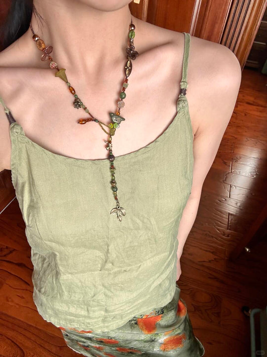 Birdsong--Handmade Beading Necklace