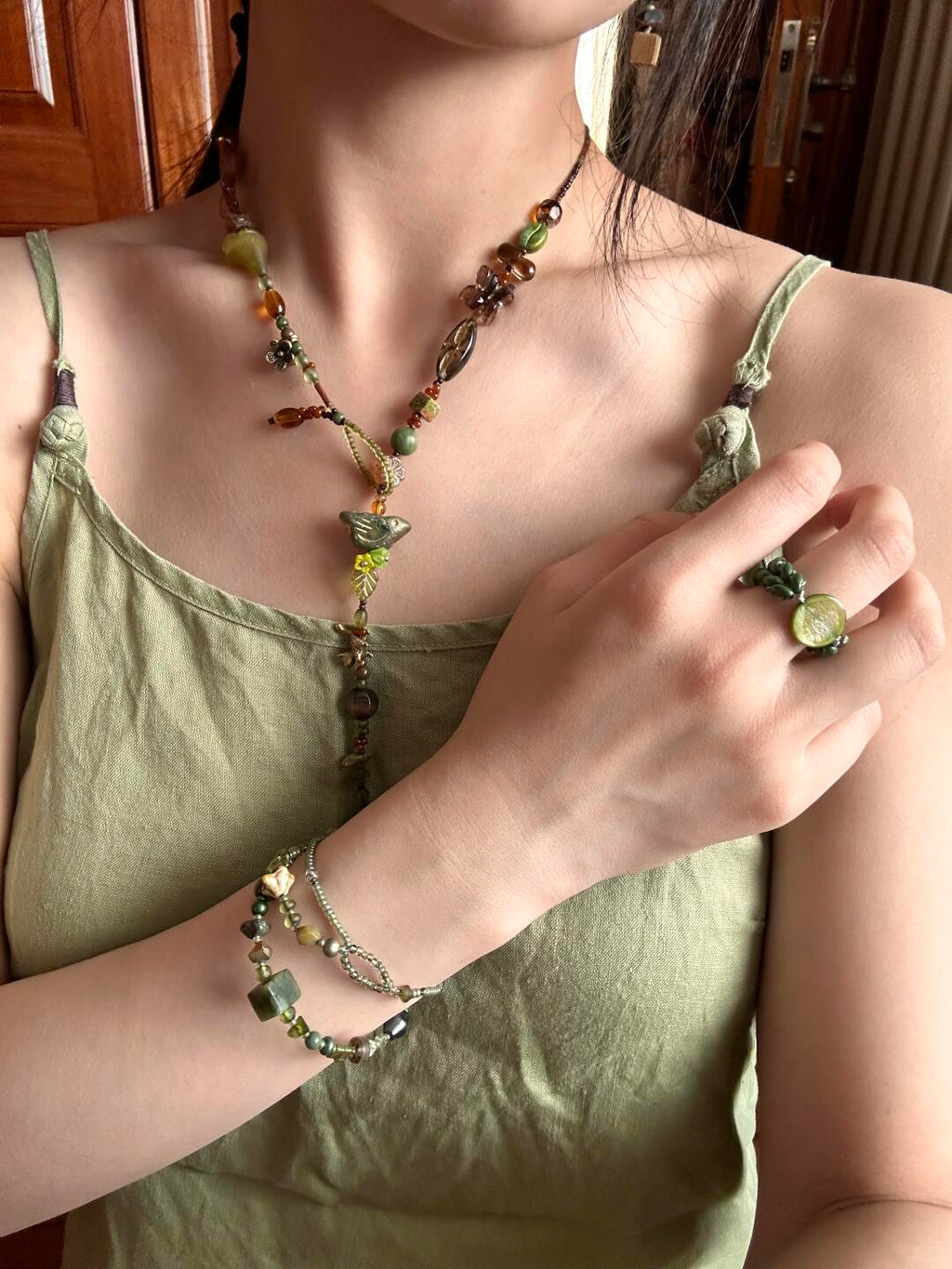 Beading Necklace Birdsong