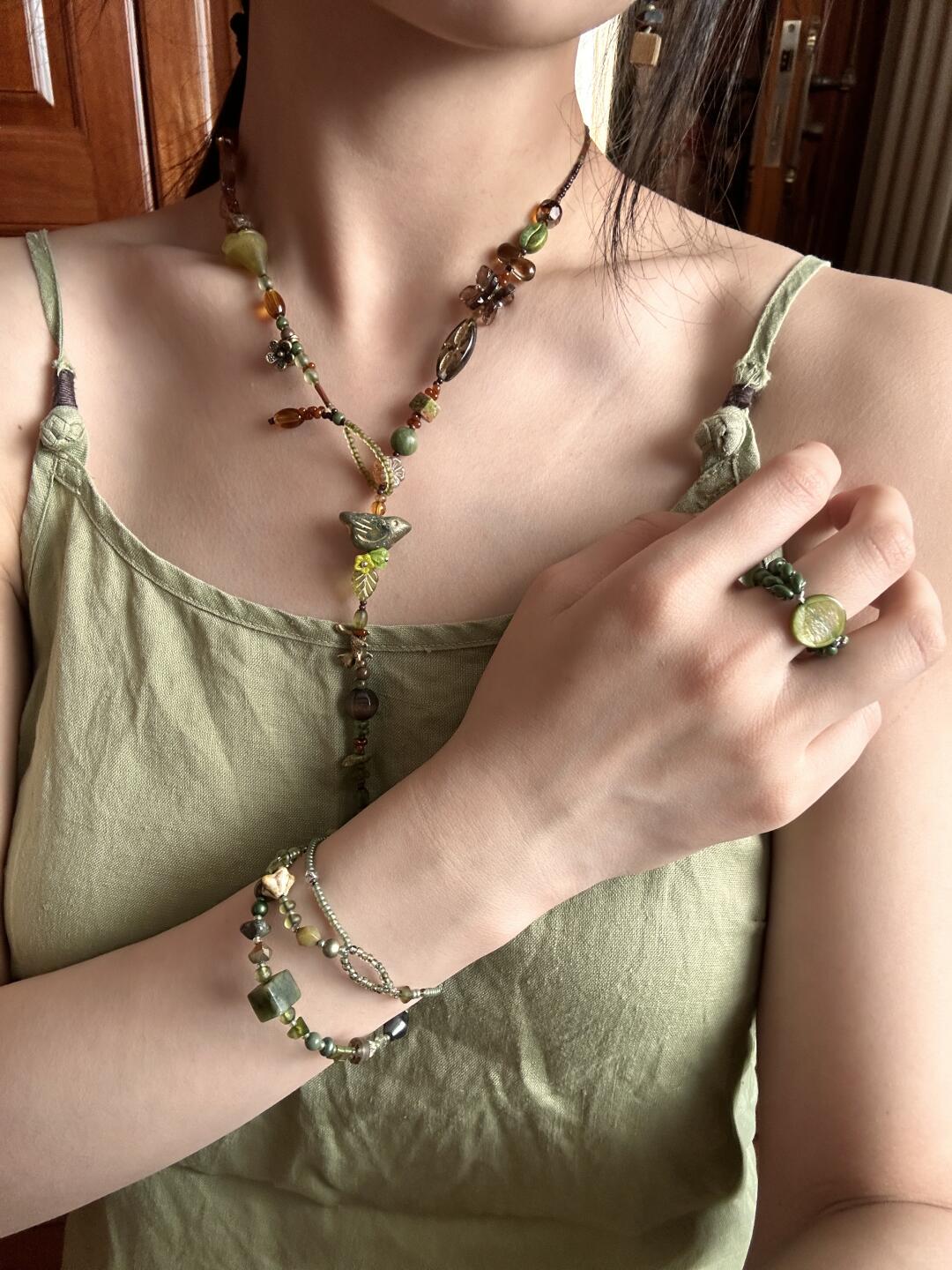 Beading Necklace Birdsong