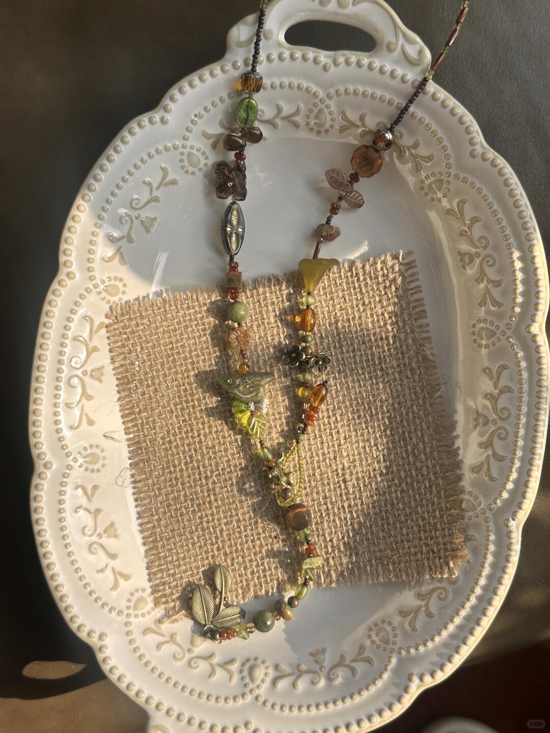 Beading Necklace Birdsong