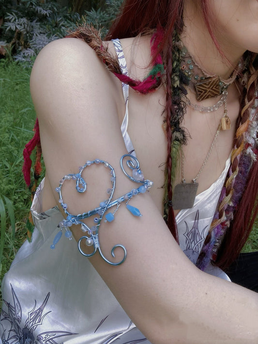 Vine--Handmade Wirewrapping Necklace / Armlets