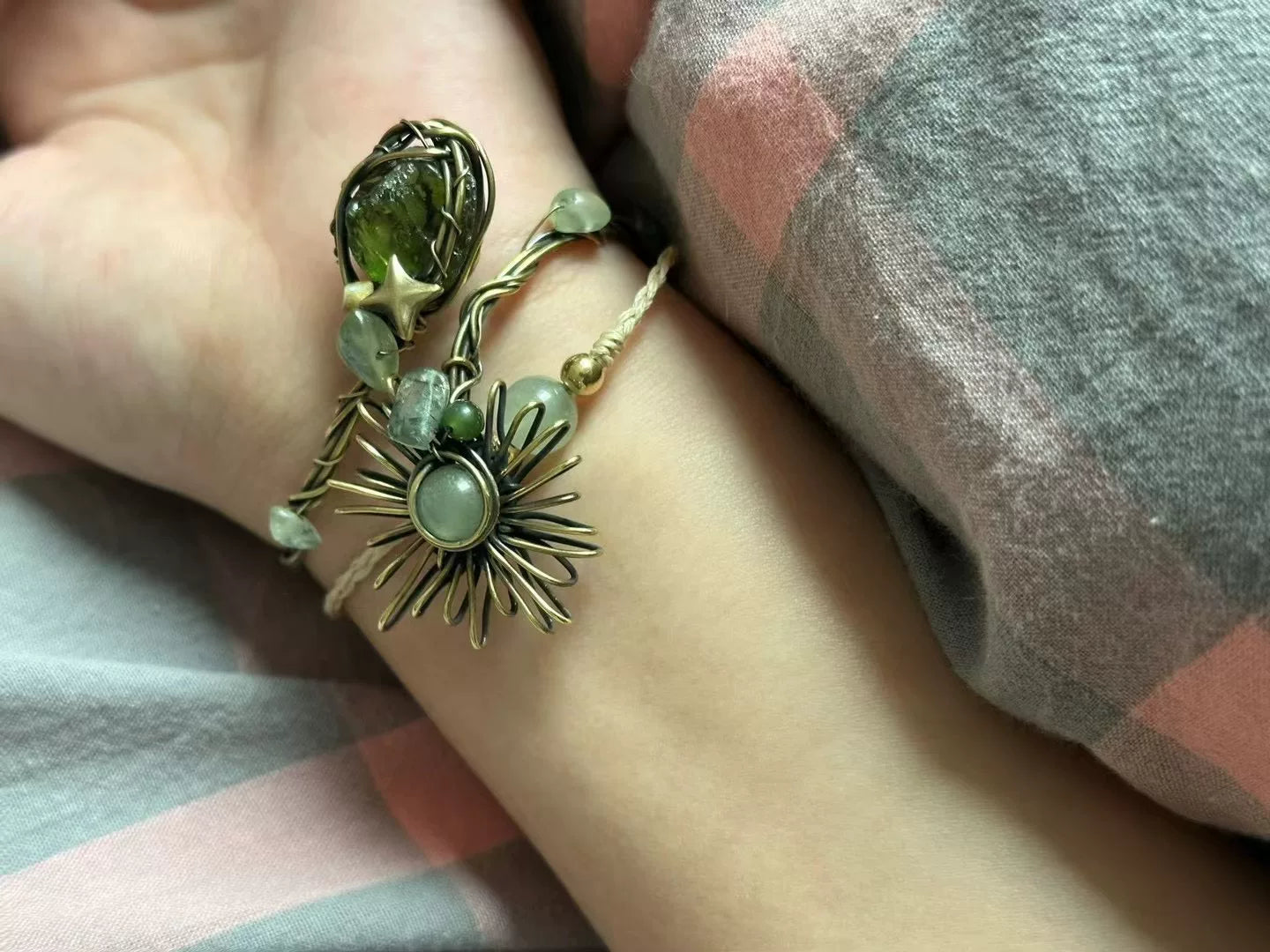 Eclipse of Fate--Wirewrapping ring&bracelet